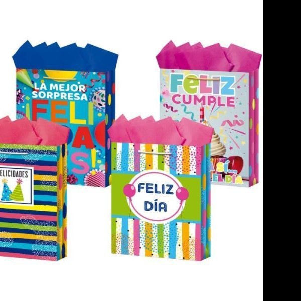 BOLSA GDE. FELICIDADES DIPAK PZA